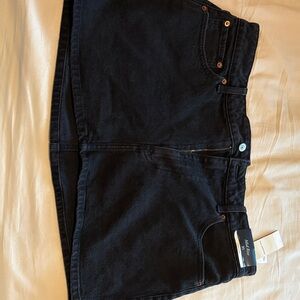 Abercrombie & Fitch Black Denim Skirt